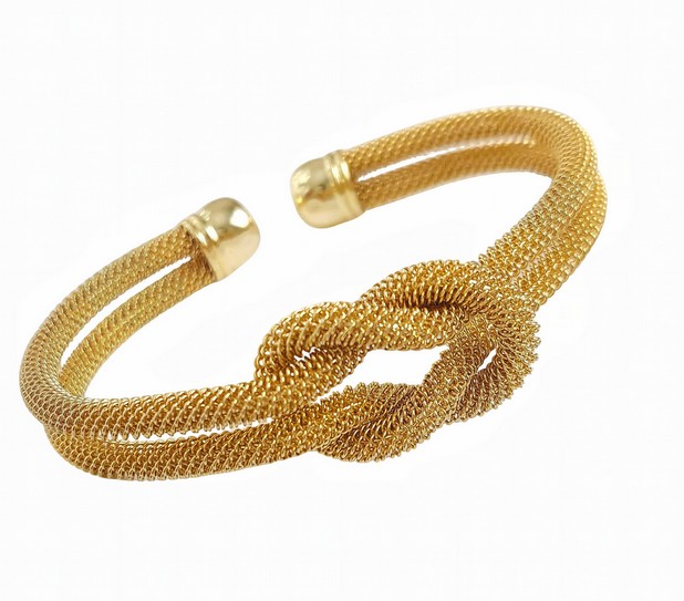 Qupeci Gold Düğüm Bileklik